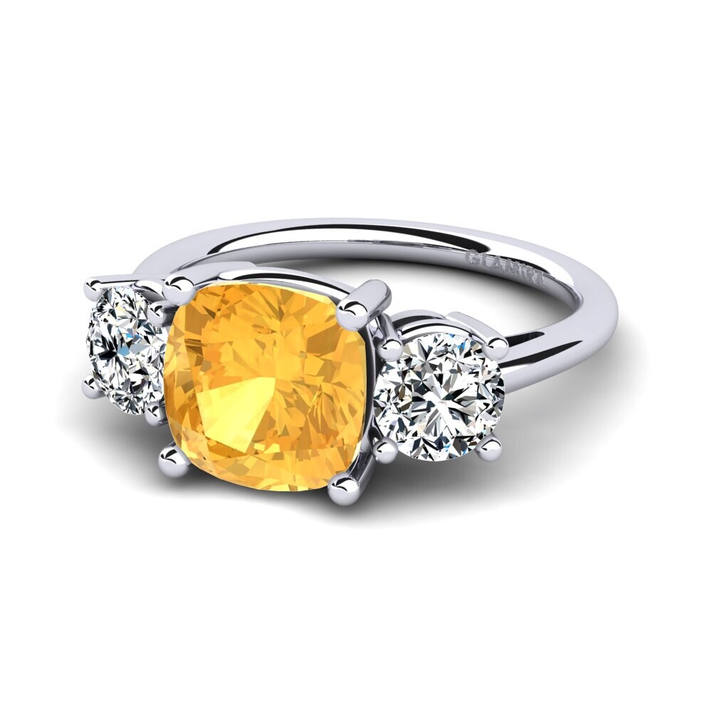 Citrine Engagement Ring Casonia