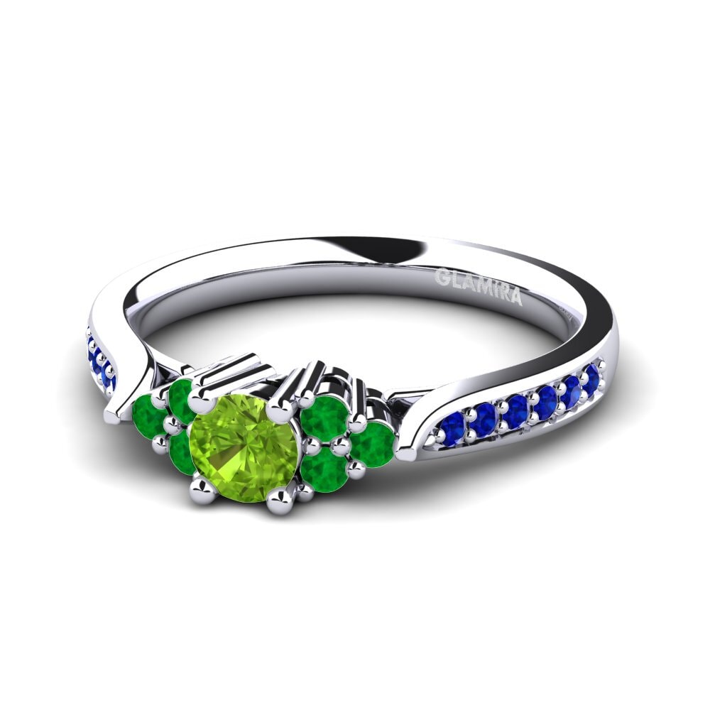 Plata 925 Anillo de compromiso Cassidy
