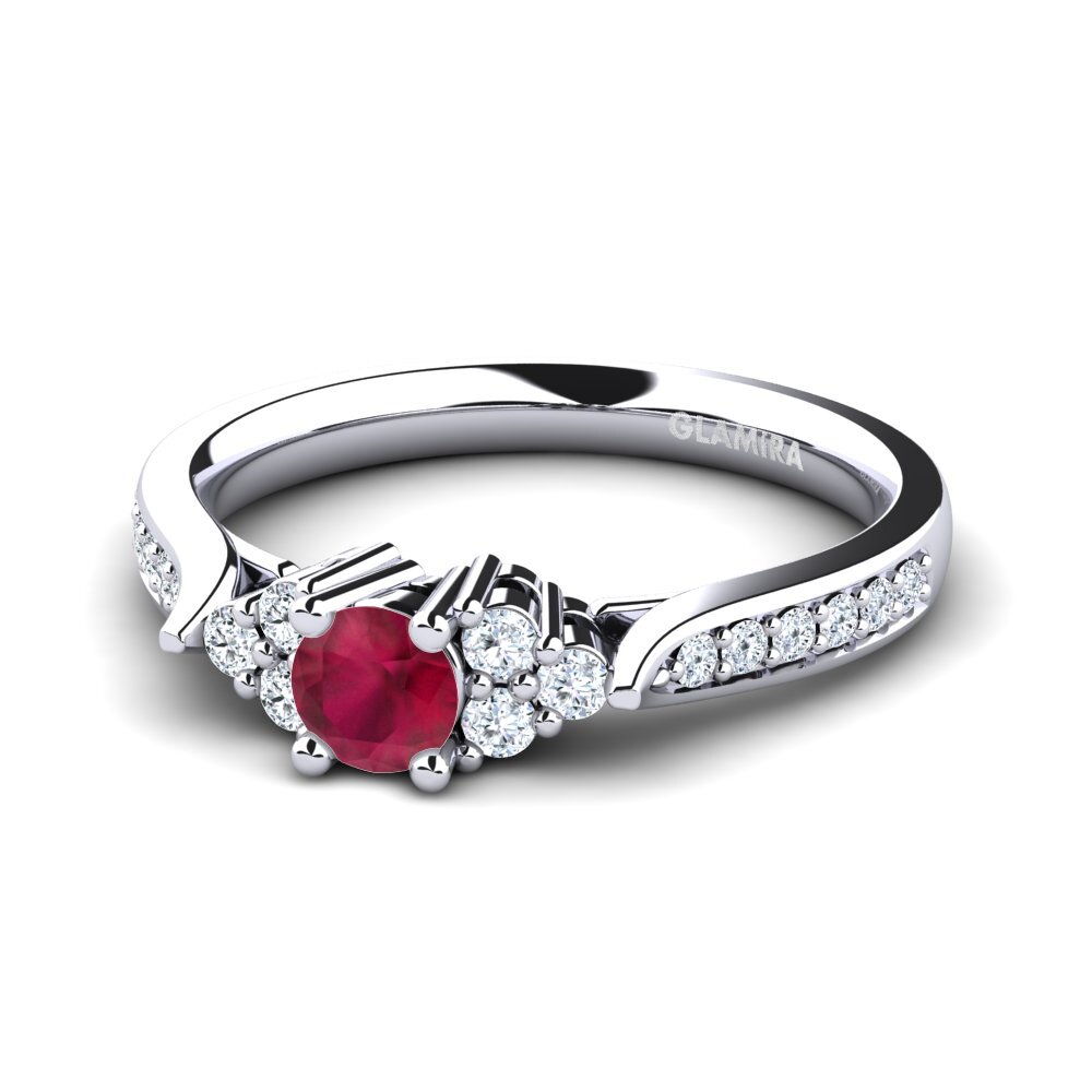 Rubí Anillo de compromiso Cassidy