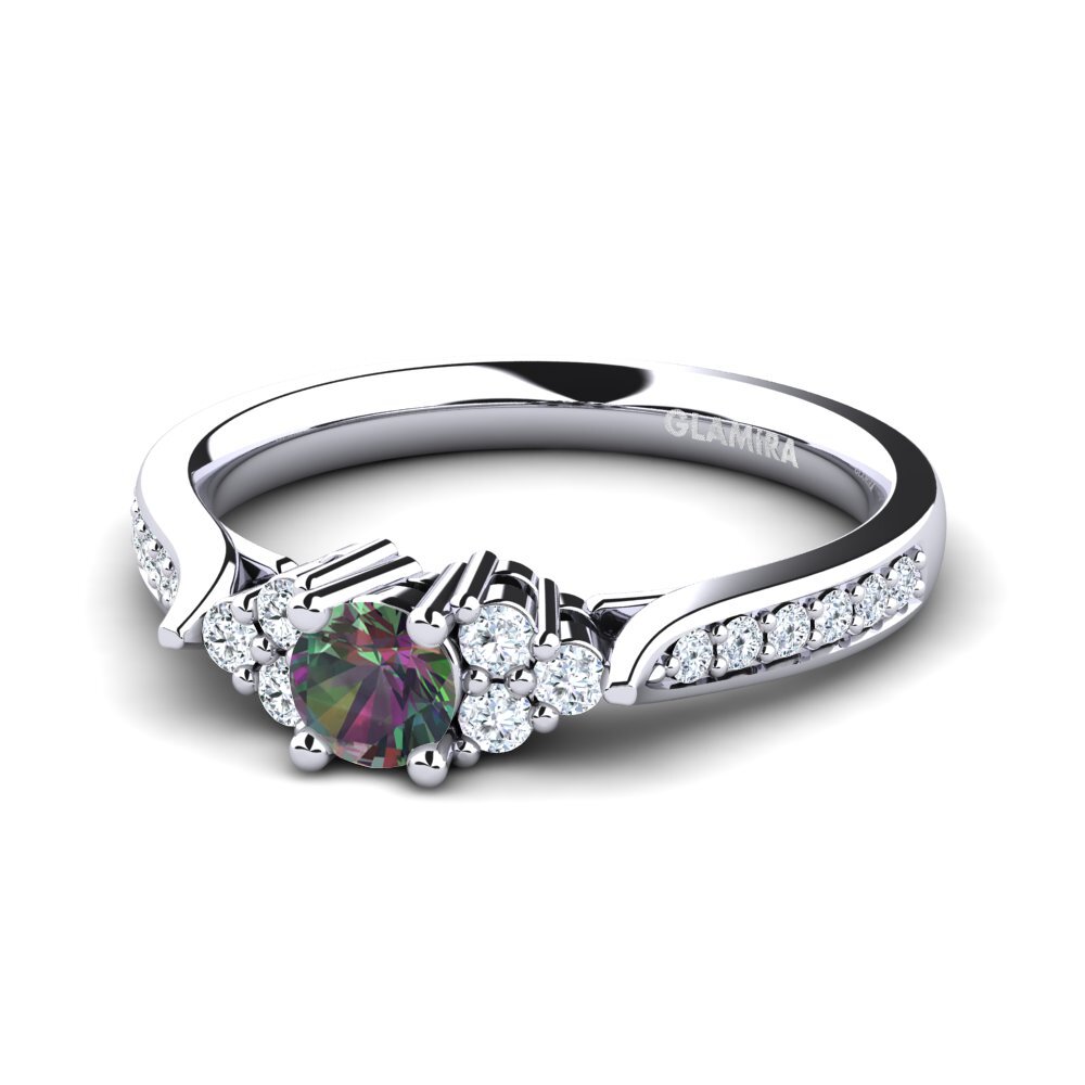 Mystic Topaz Engagement Ring Cassidy
