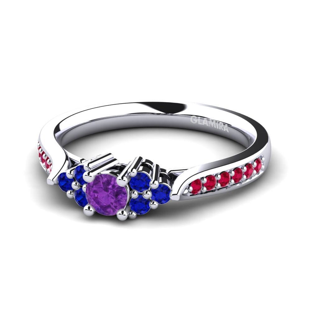 Amethyst Engagement Ring Cassidy 0.16 crt