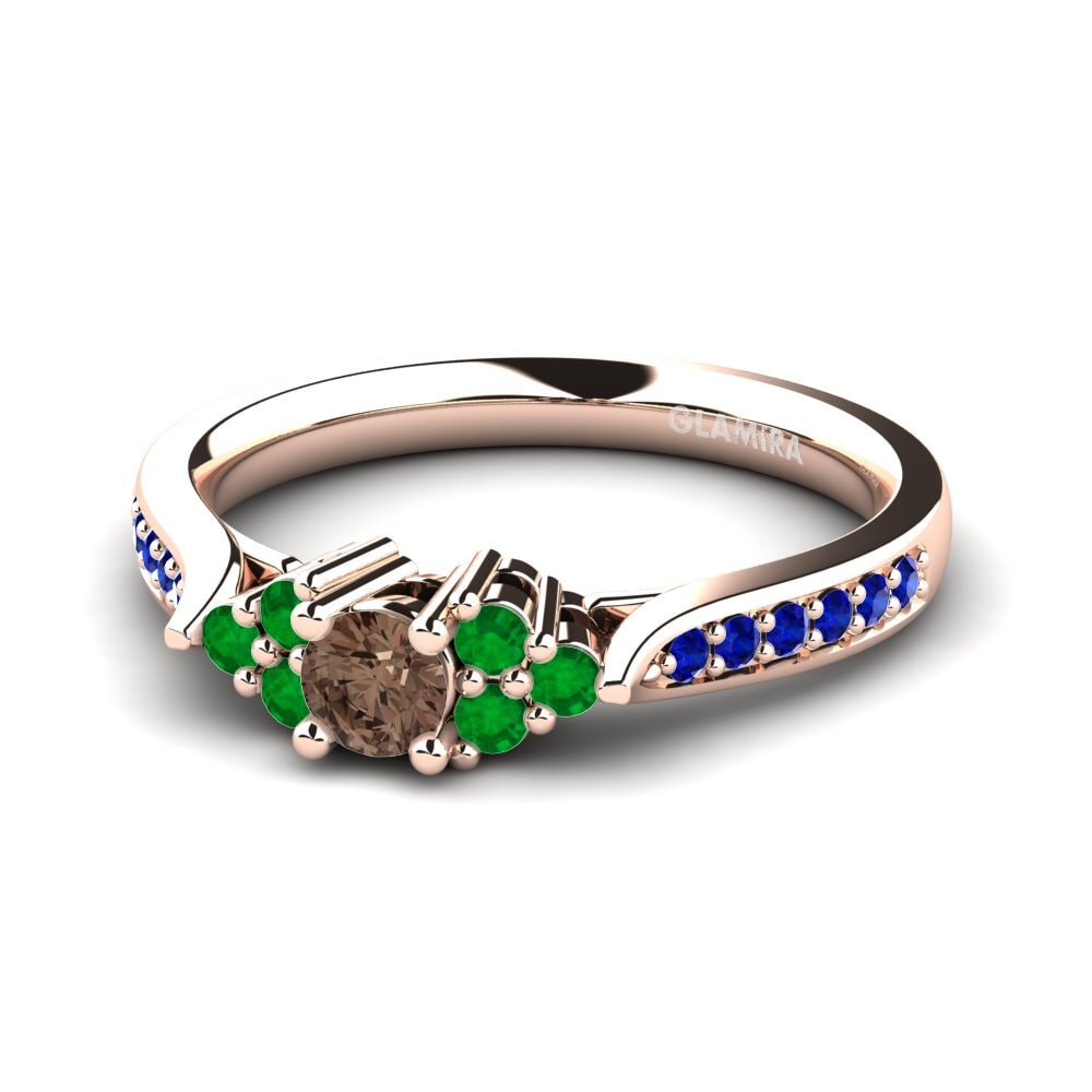14ct Rose Gold Engagement Ring Cassidy 0.16 crt