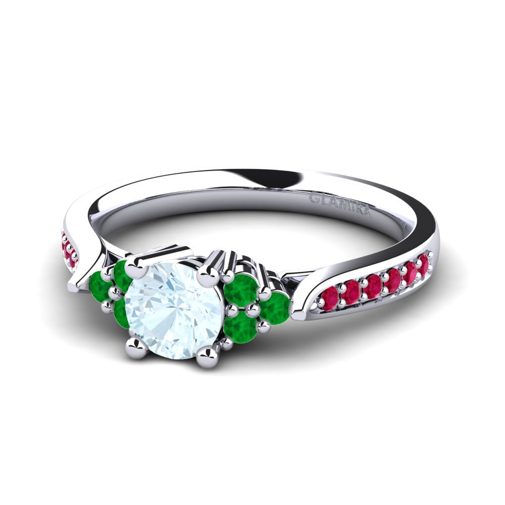 Aquamarine Engagement Ring Cassidy 0.5 crt