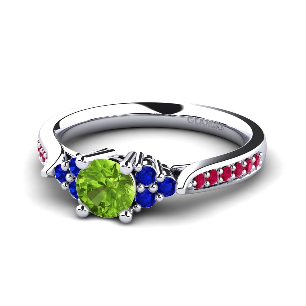 Peridot Engagement Ring Cassidy 0.5 crt