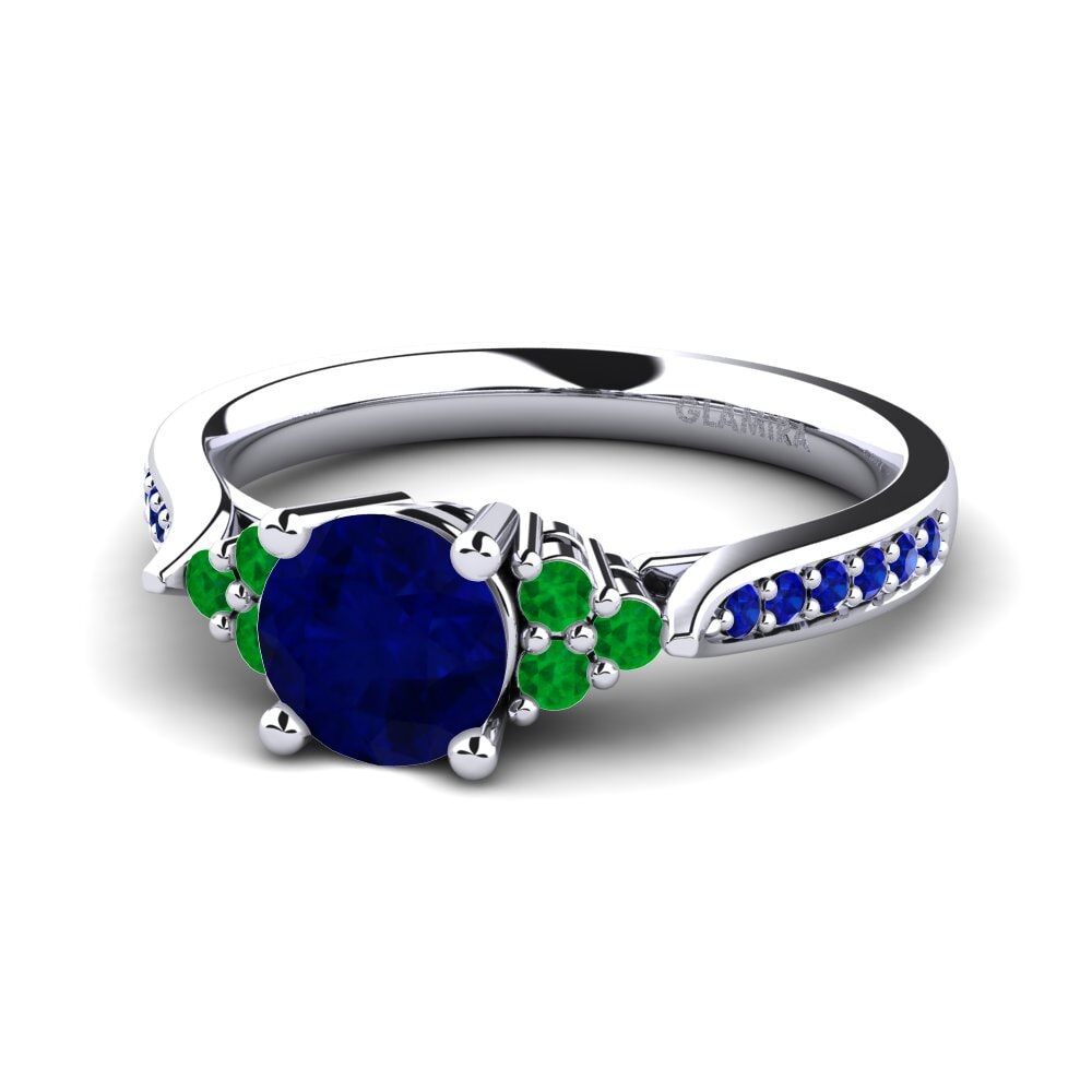 Zafiro Anillo de compromiso Cassidy 0.8 crt