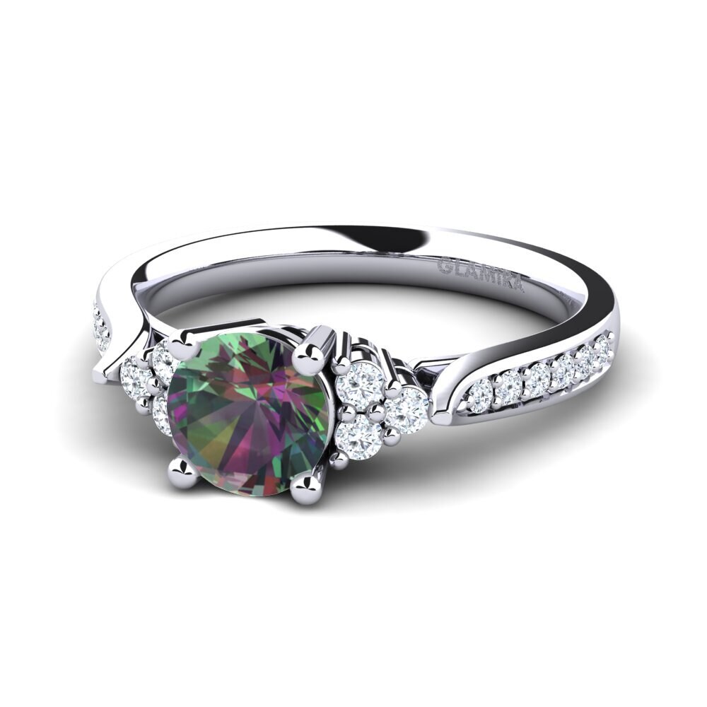 Mystic Topaz Engagement Ring Cassidy 0.8 crt