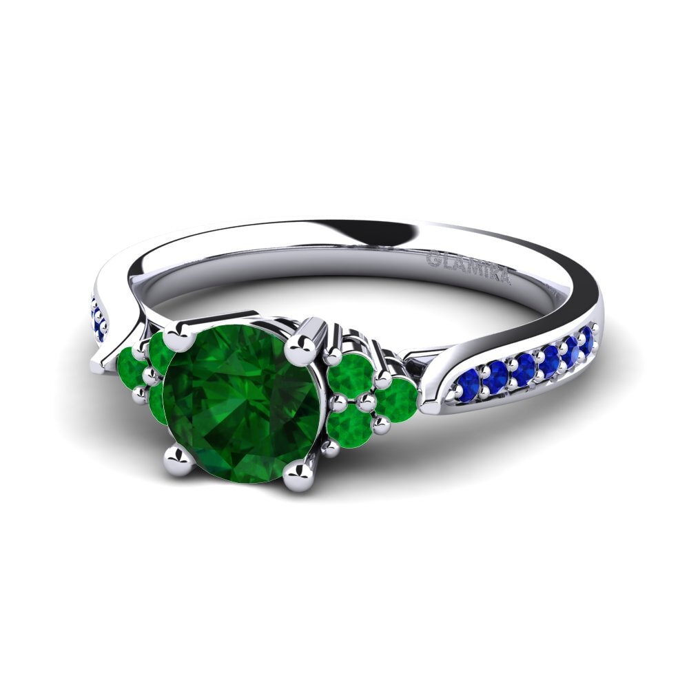 Tsavorita Anillo de compromiso Cassidy 0.8 crt