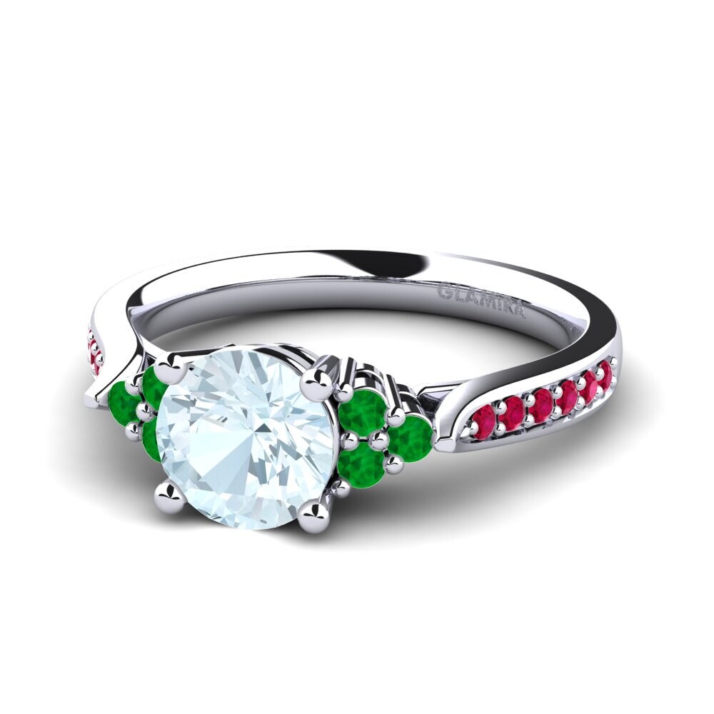 Aquamarine Engagement Ring Cassidy 1.0 crt