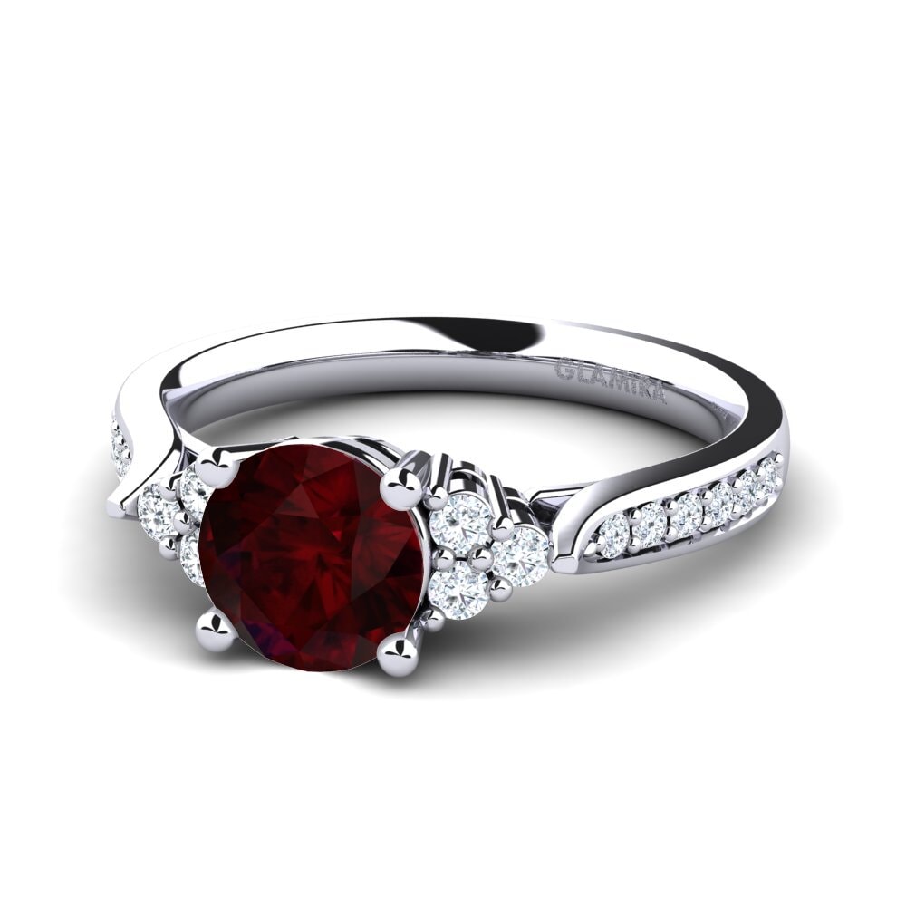 Garnet Engagement Ring Cassidy 1.0 crt