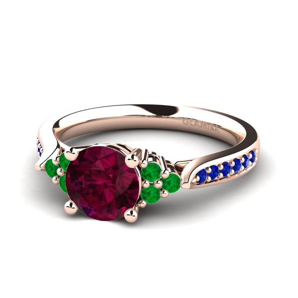 14ct Rose Gold Engagement Ring Cassidy 1.0 crt
