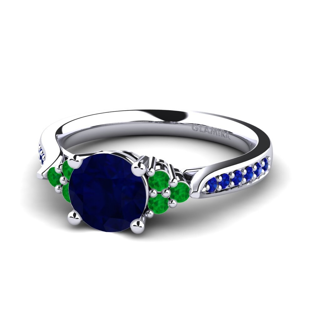 Zafiro Anillo de compromiso Cassidy 1.0 crt