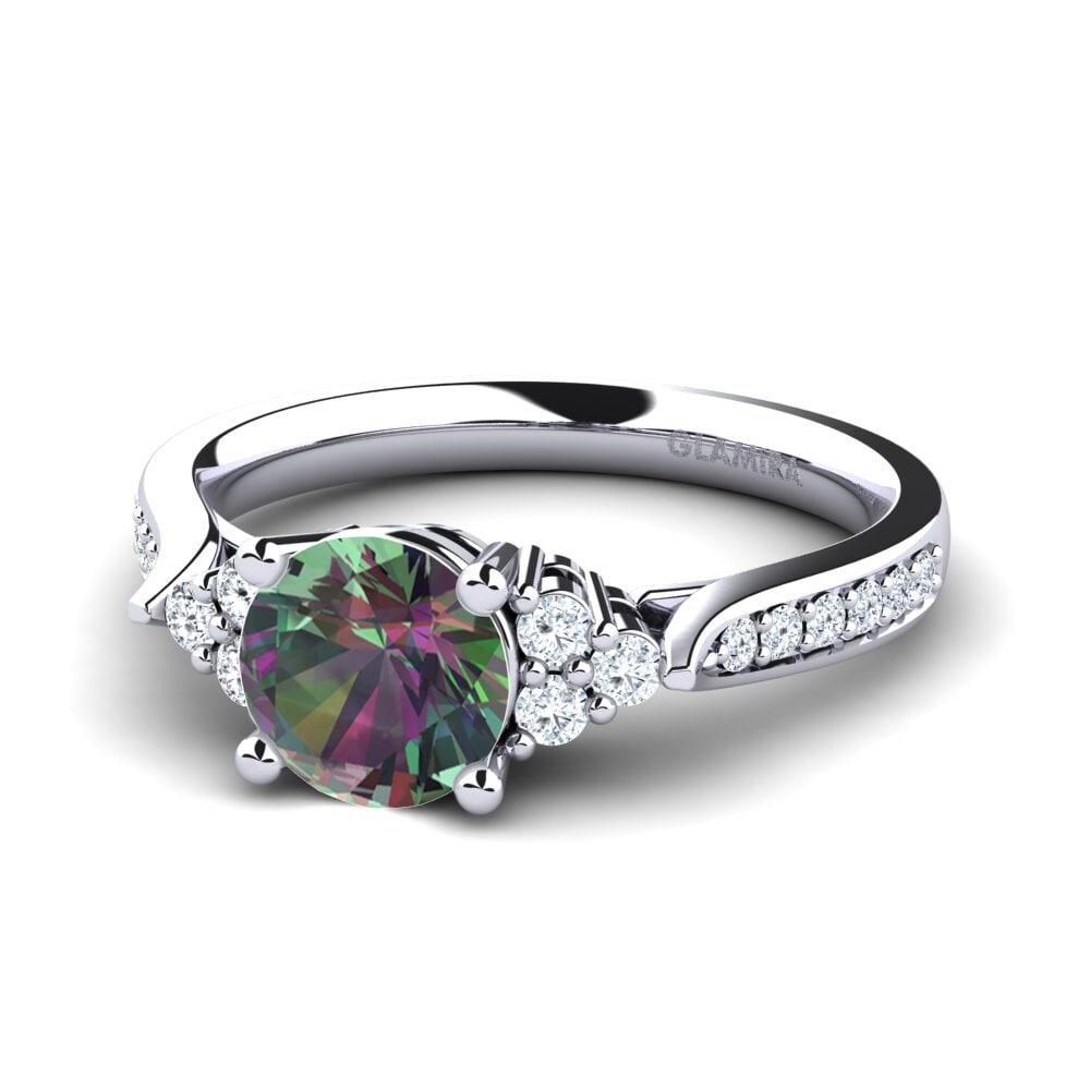 Mystic Topaz Engagement Ring Cassidy 1.0 crt