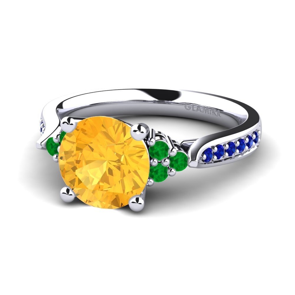 Plata 925 Anillo de compromiso Cassidy 2.0 crt