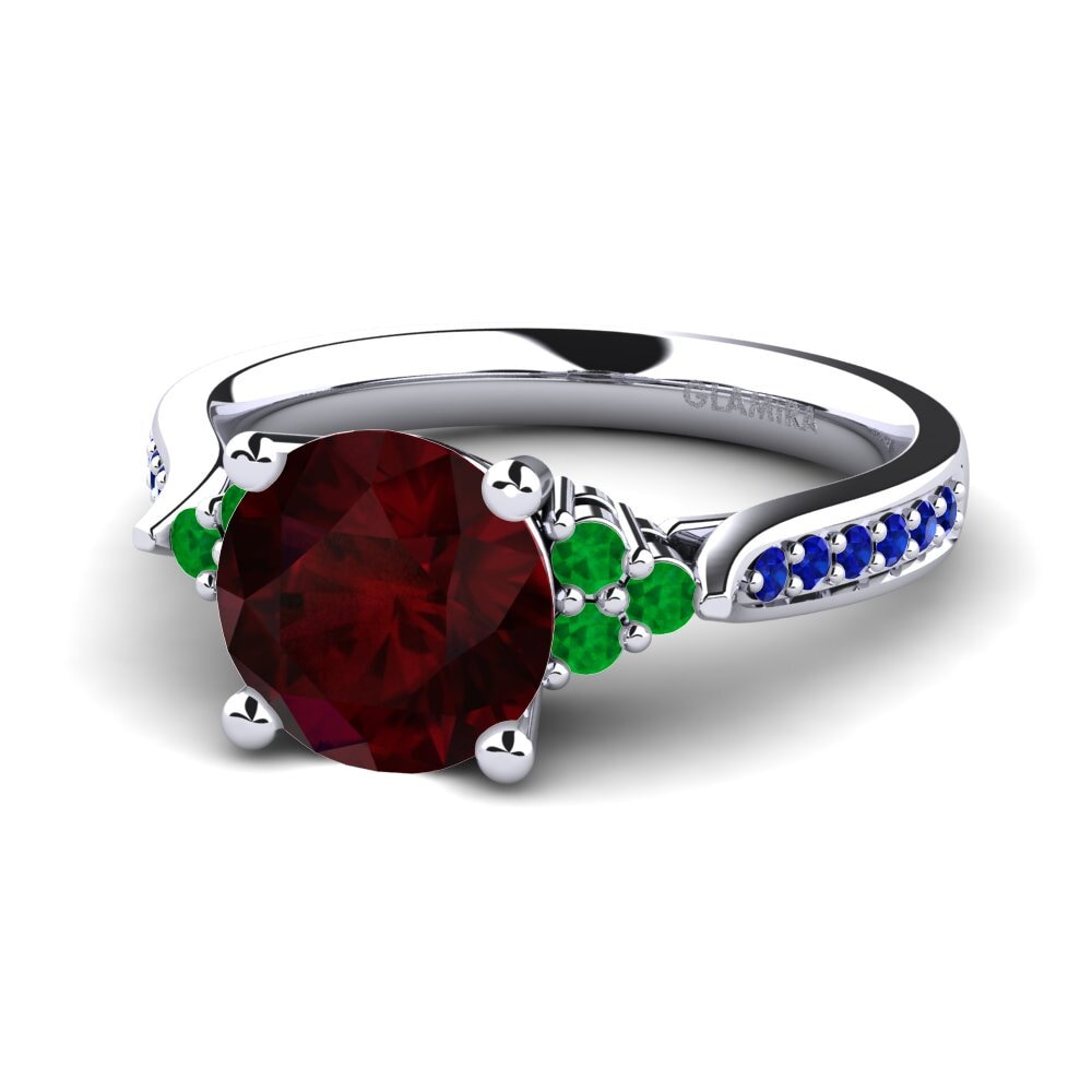 Garnet Engagement Ring Cassidy 2.0 crt
