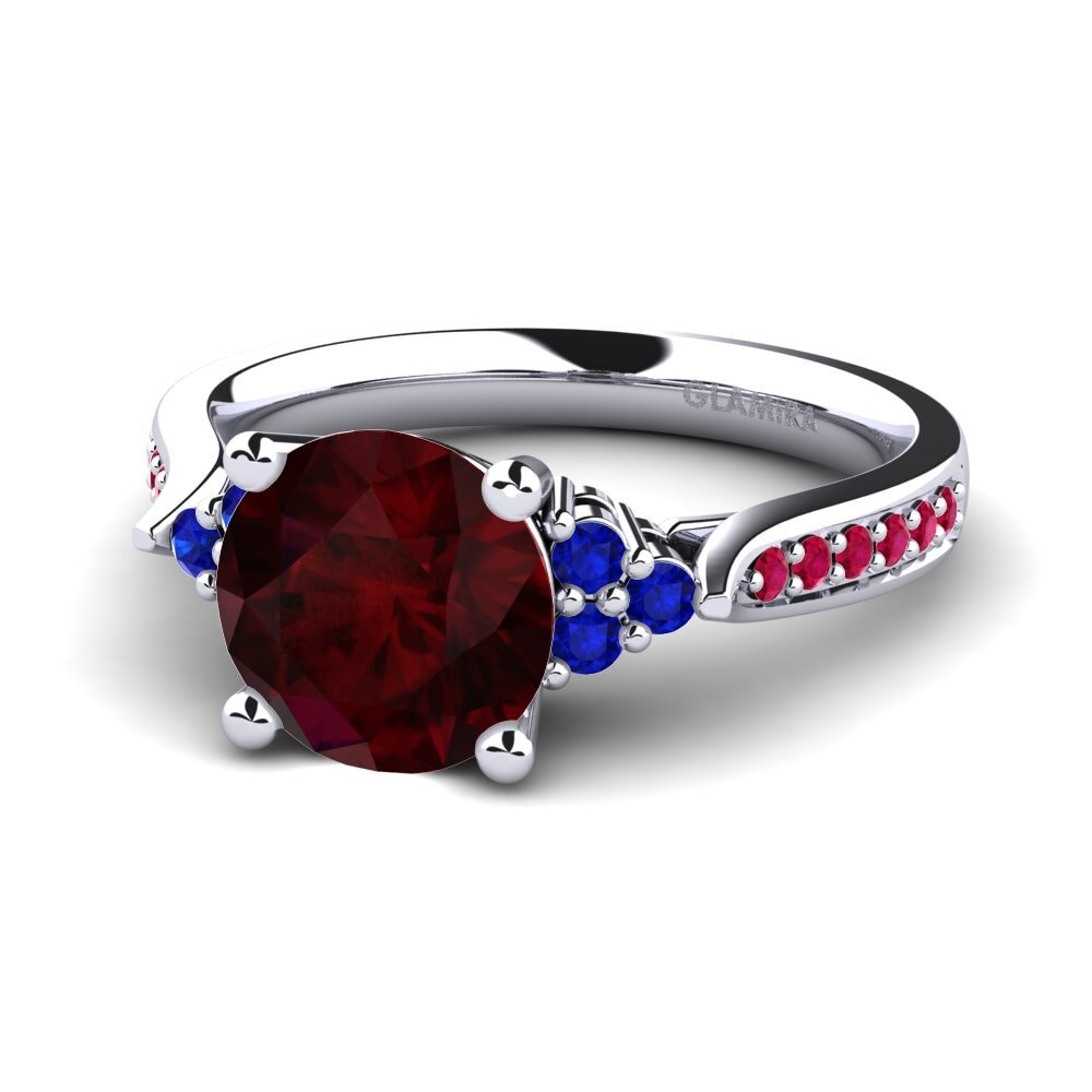 Garnet Engagement Ring Cassidy 2.0 crt