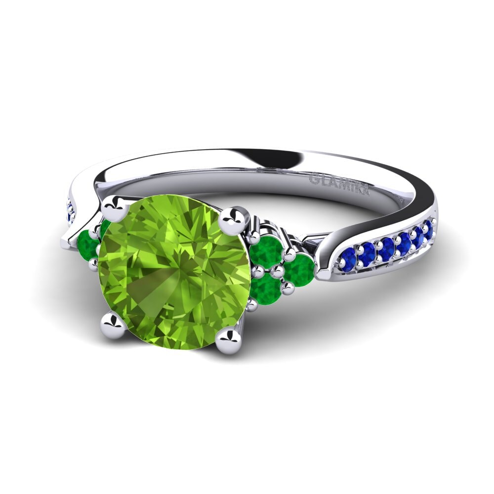 Peridot Engagement Ring Cassidy 2.0 crt