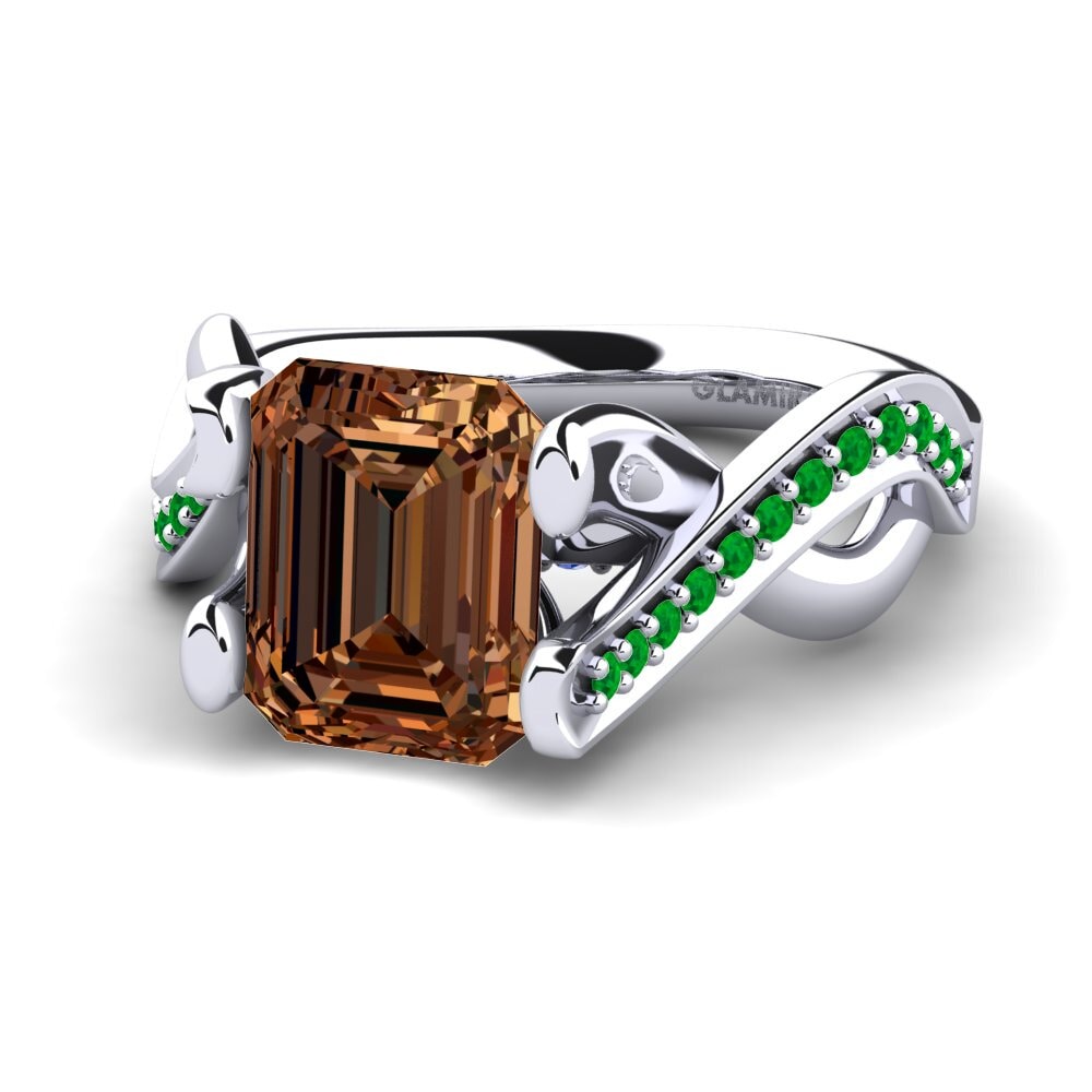 Brown Diamond Engagement Ring Catania