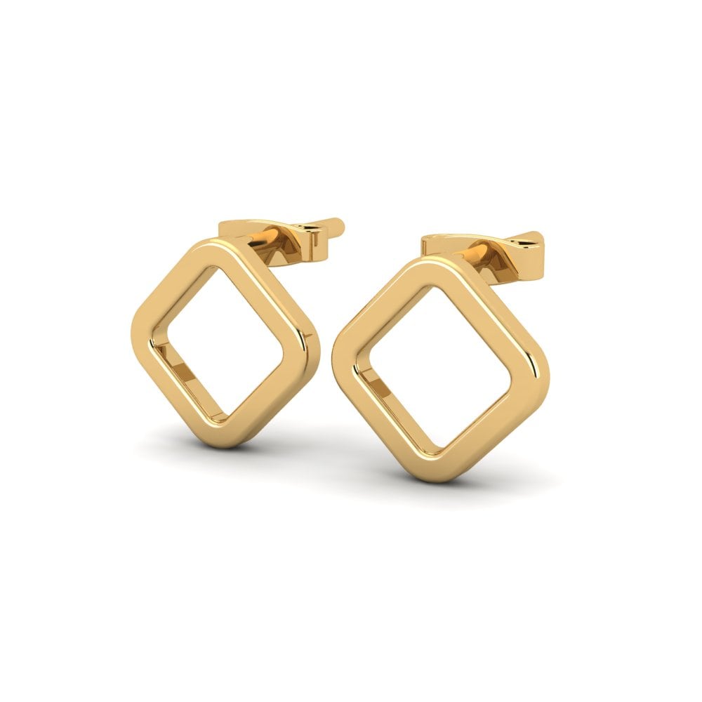 9k Oro Amarillo Pendientes Catello