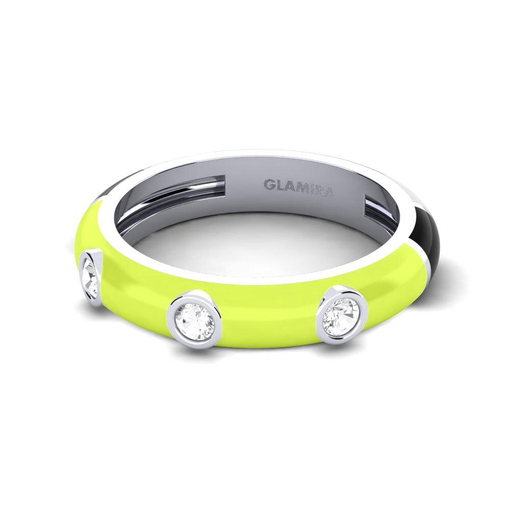 Weißer Saphir Ring Catena
