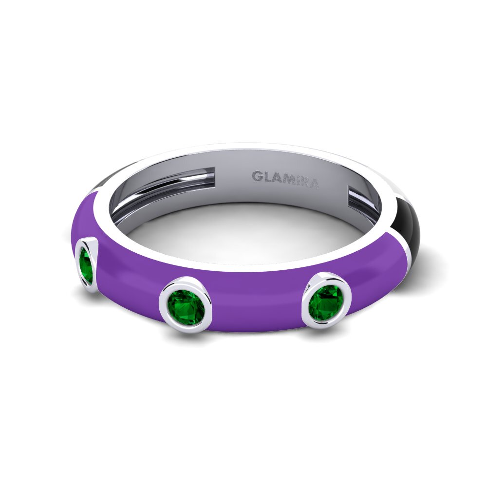 Grüner Zirkonia Ring Catena