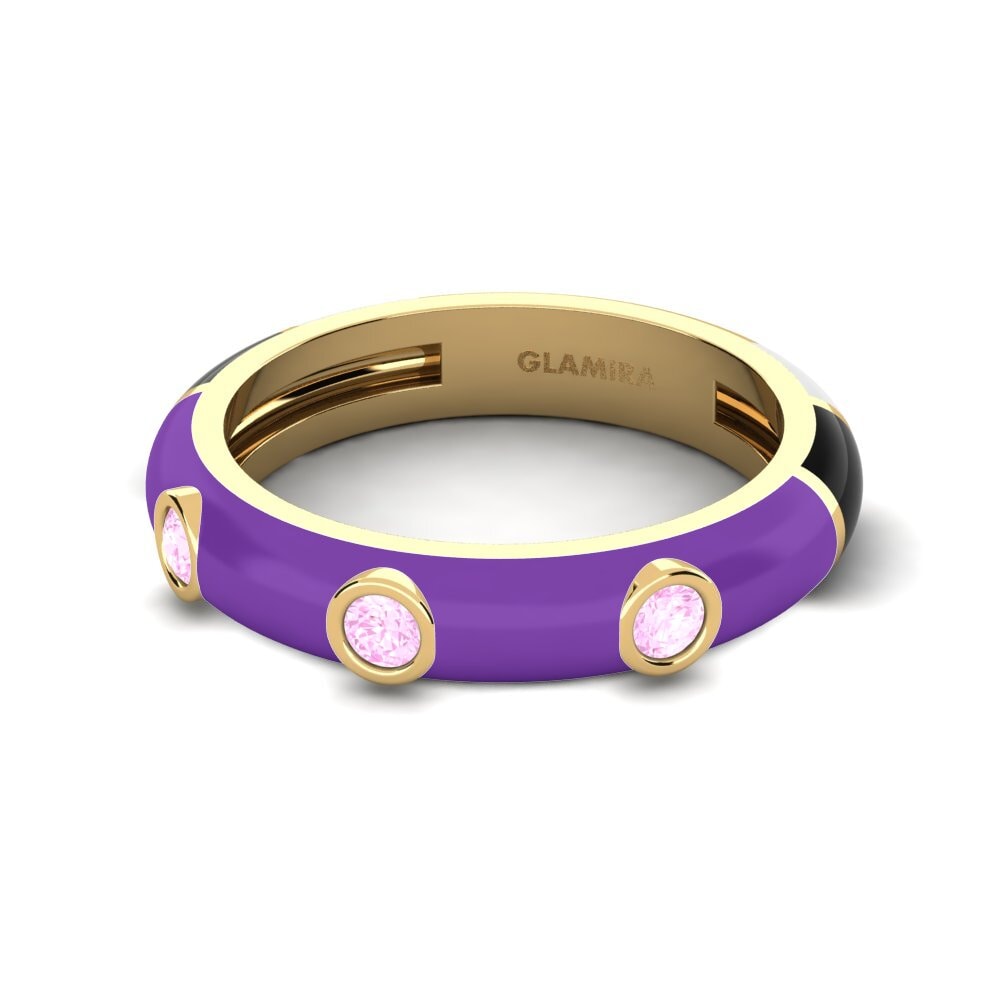 Ringe 3 & 5 Stones Rosa Saphir