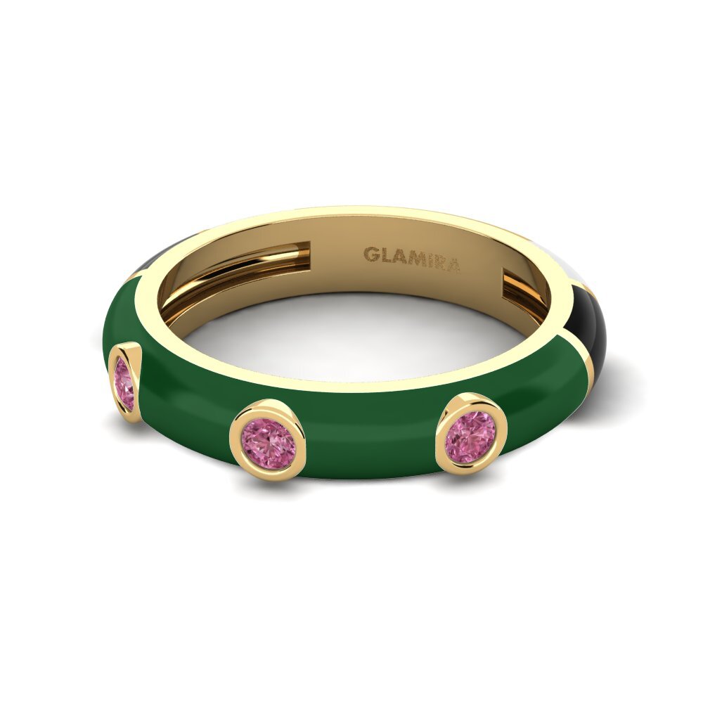 Ringe 3 & 5 sten Rhodolit Granat