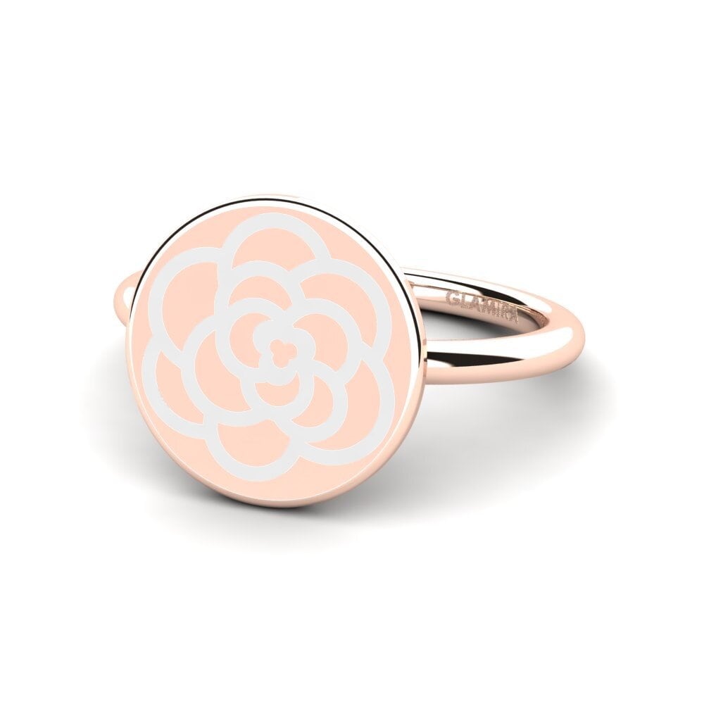 18k Oro Rosa Anillo Cath
