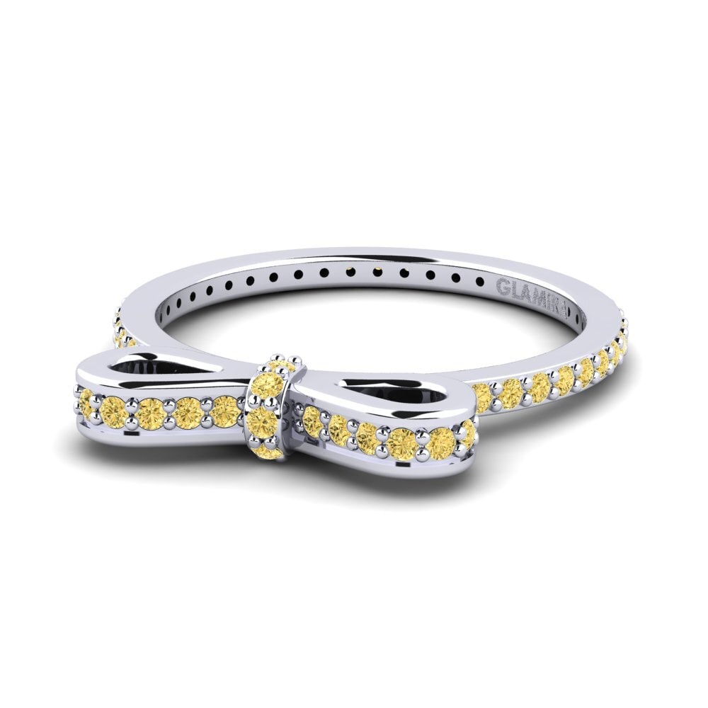 Diamante Giallo Anello Catheline