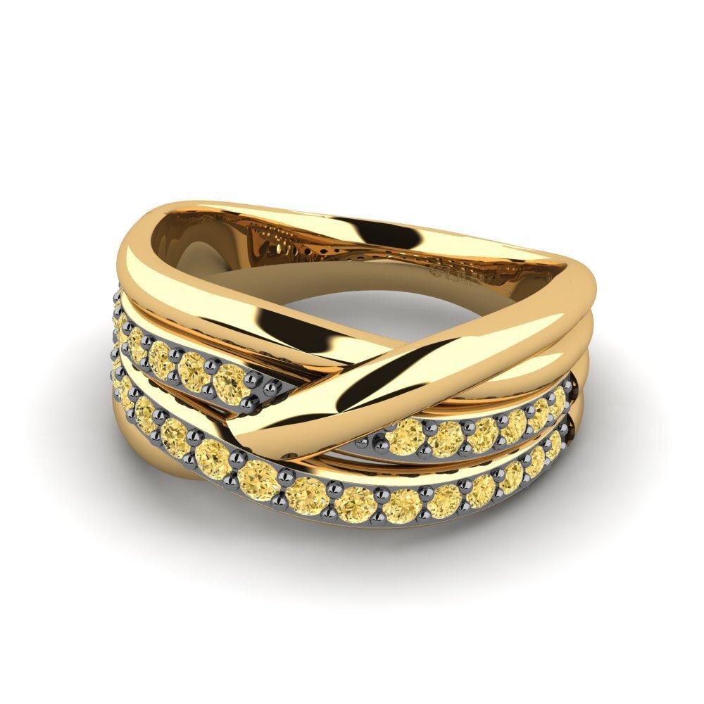 Yellow Diamond Ring Catherina