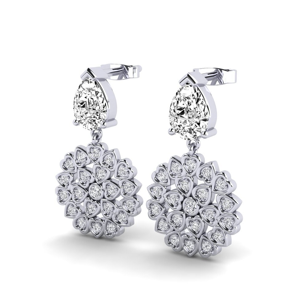 Pear Moissanite Women's Earring Catmint