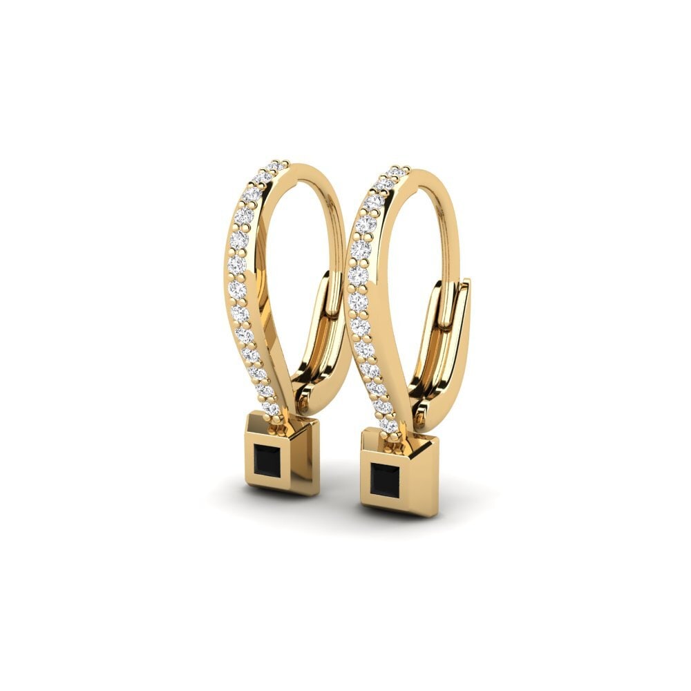 Nilam Hitam Anting-anting wanita Caturam