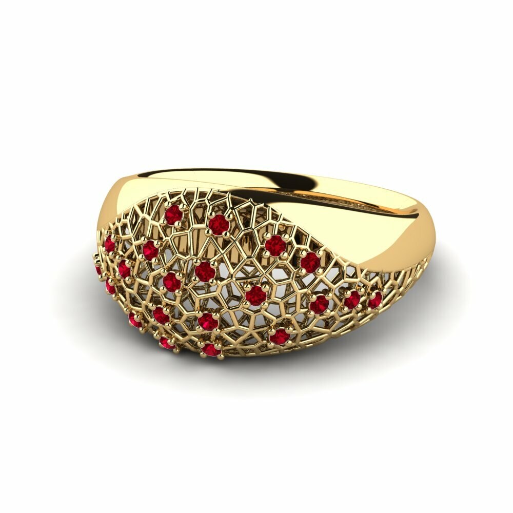 ruby-zirconia Cincin Caudillo