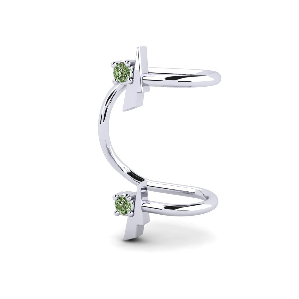 Green Diamond Women's Earring Caulome