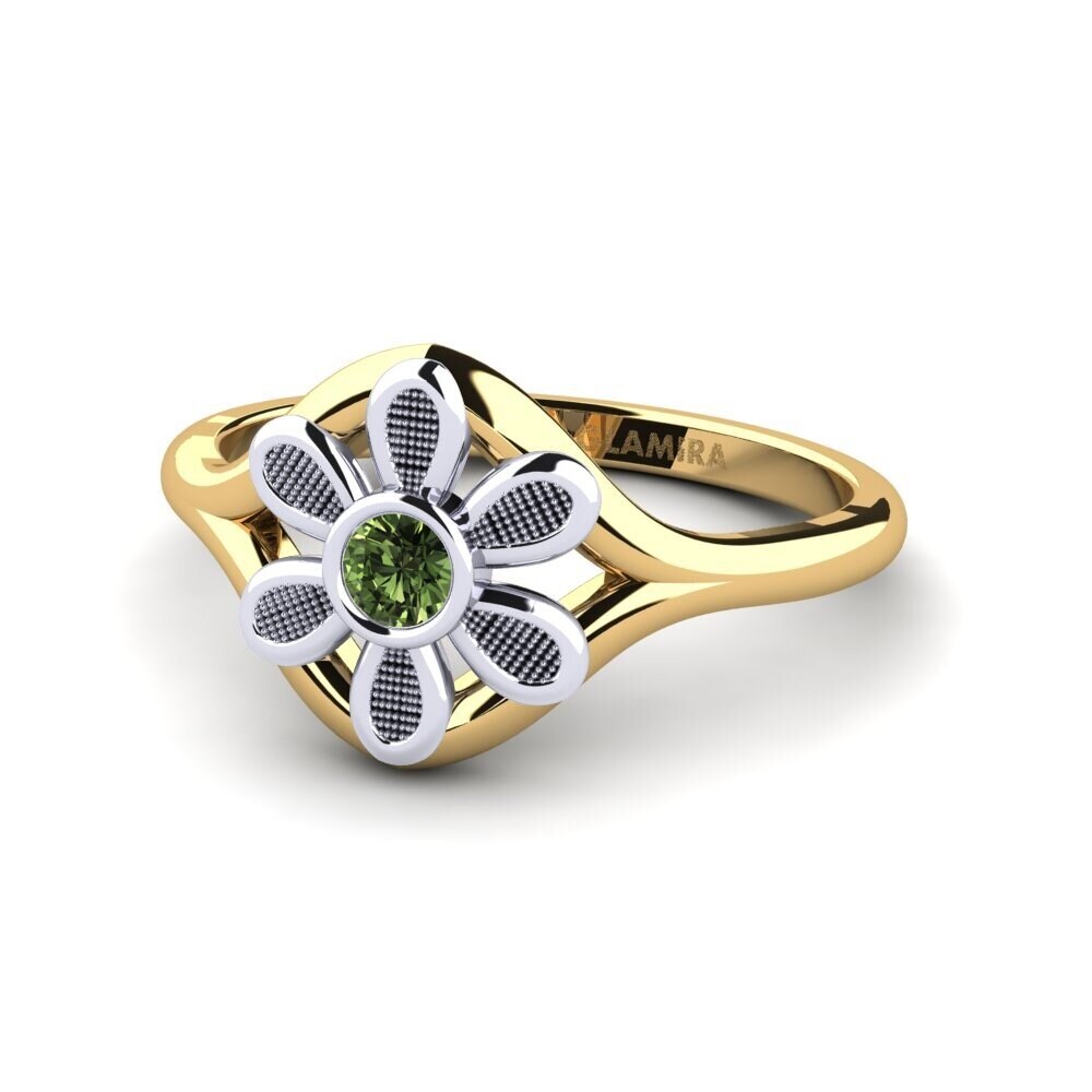 Safira Verde Anel Causereyt