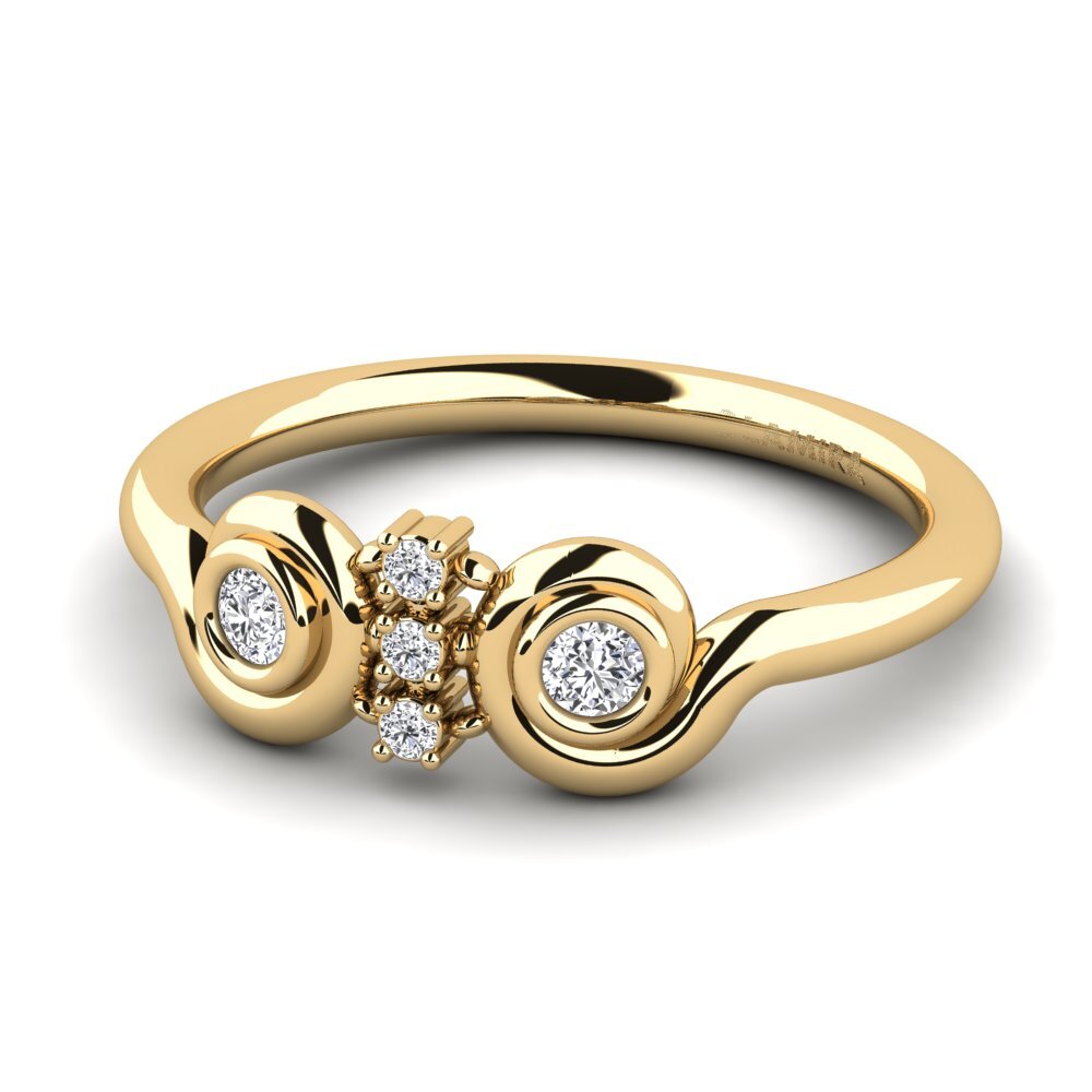 Labor-gezüchteter Diamant Pinker Ring Cearde