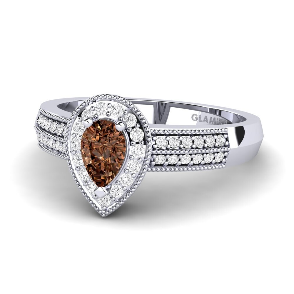Brown Diamond Engagement Ring Cecilia
