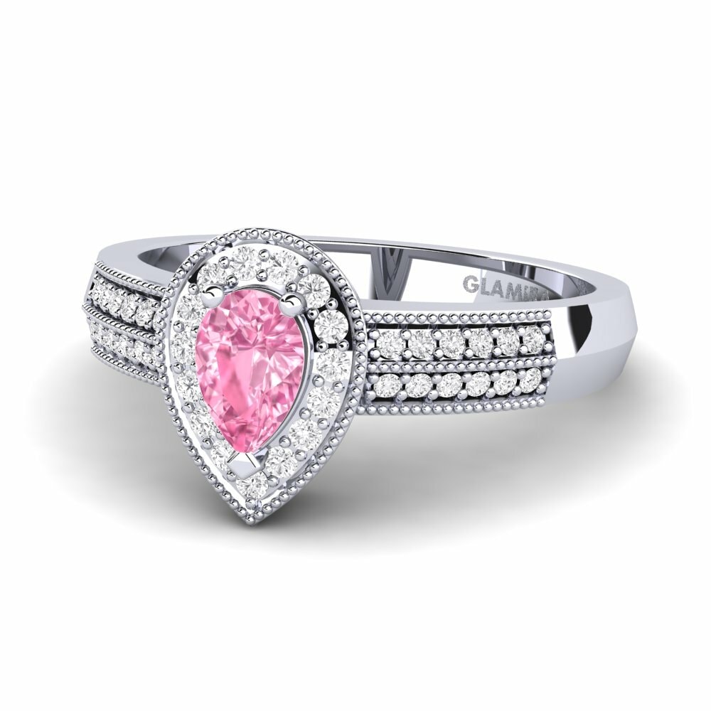 Pink Sapphire Engagement Ring Cecilia