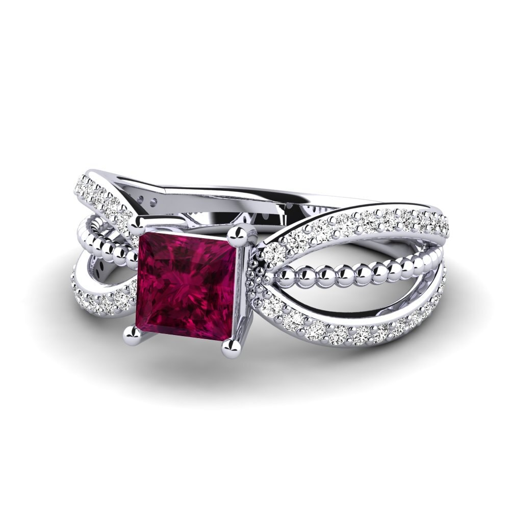 Rhodolite Garnet Women's Ring Ceise