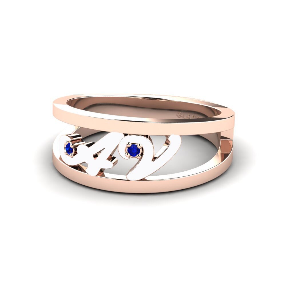 Rotgold 585 Saphir Ringe Celestine
