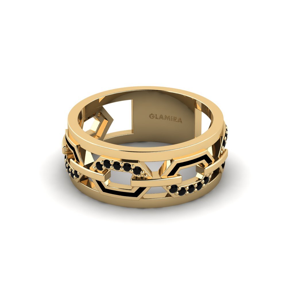 Black Onyx Ring Cendre