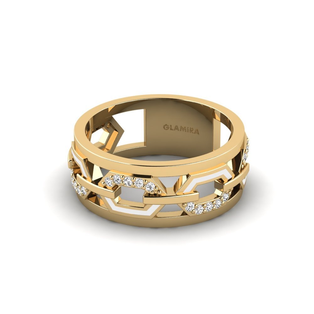 Moissanit Ring Cendre