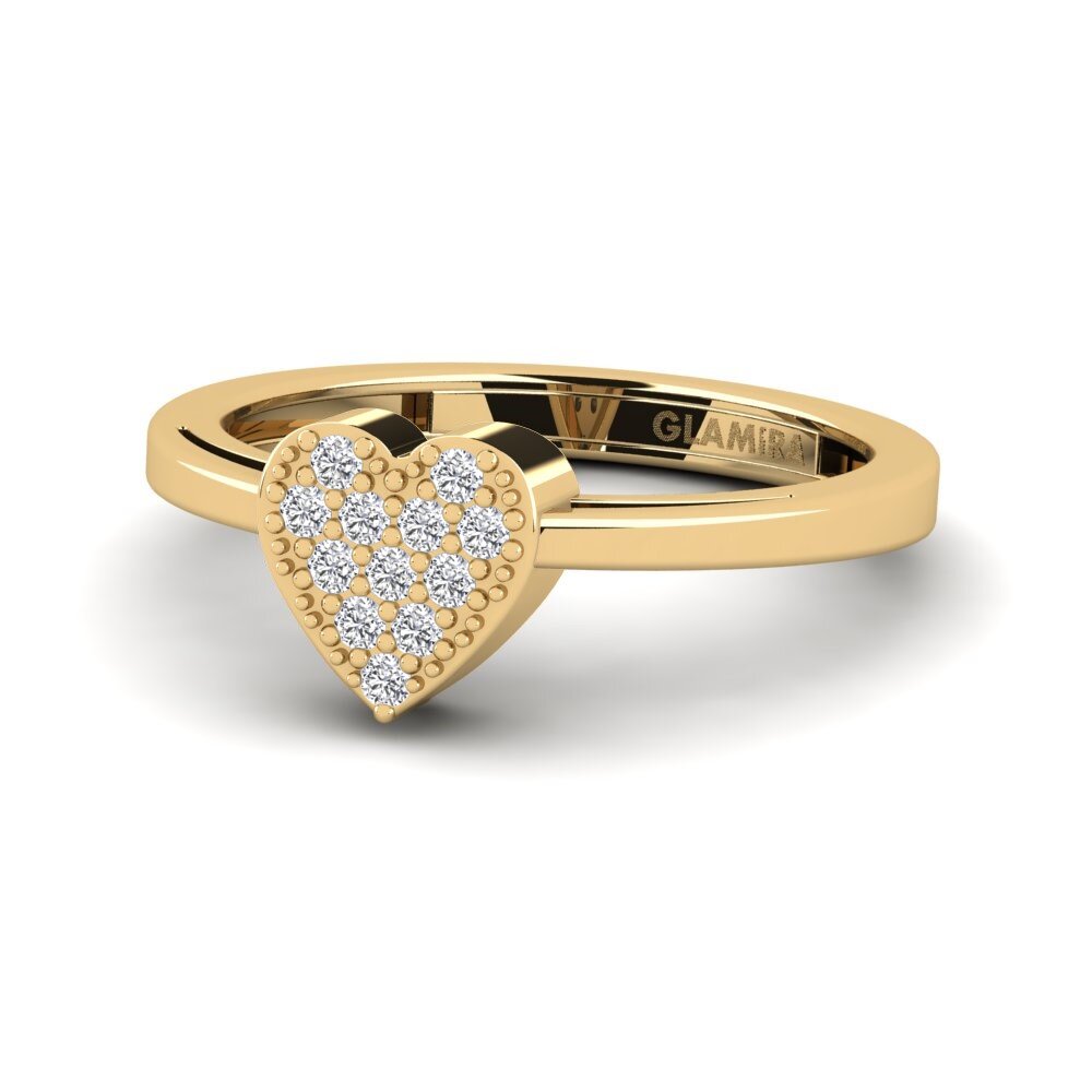 Labor-gezüchteter Diamant Pinker Ring Cenigen