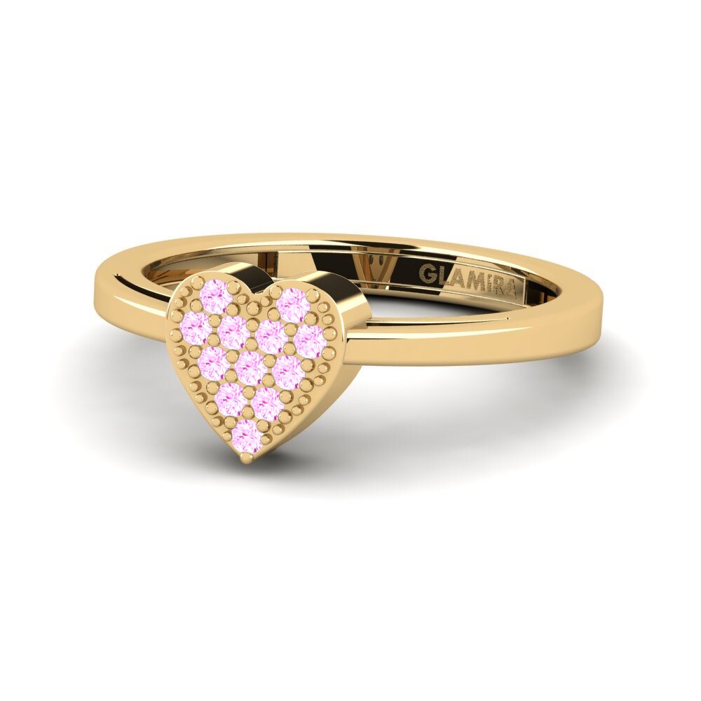 Rosa Saphir Pinker Ring Cenigen