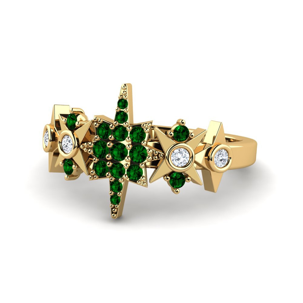 emerald-zirconia แหวน Centaurus