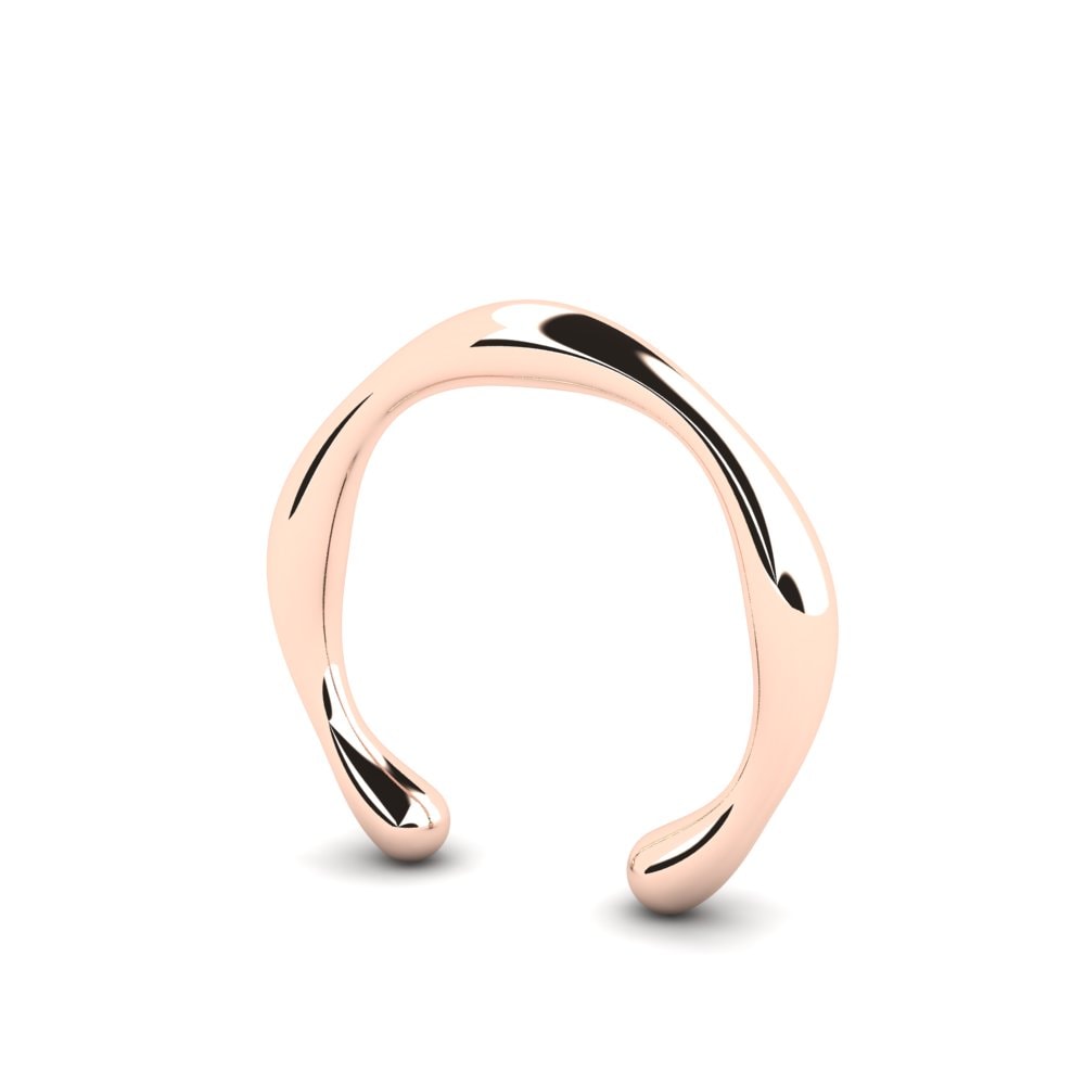 14K Rood Goud Oorbel Certase