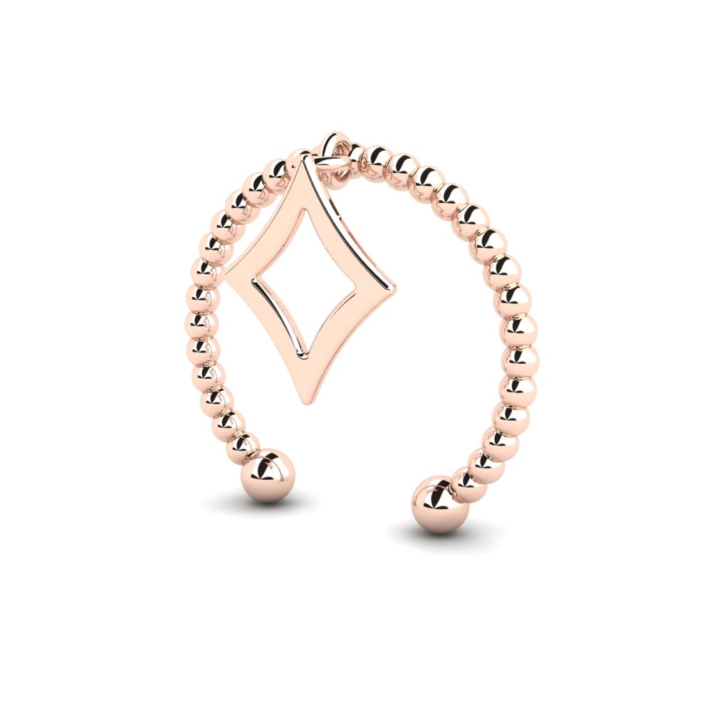 14K Rood Goud Oorbel Ceslana