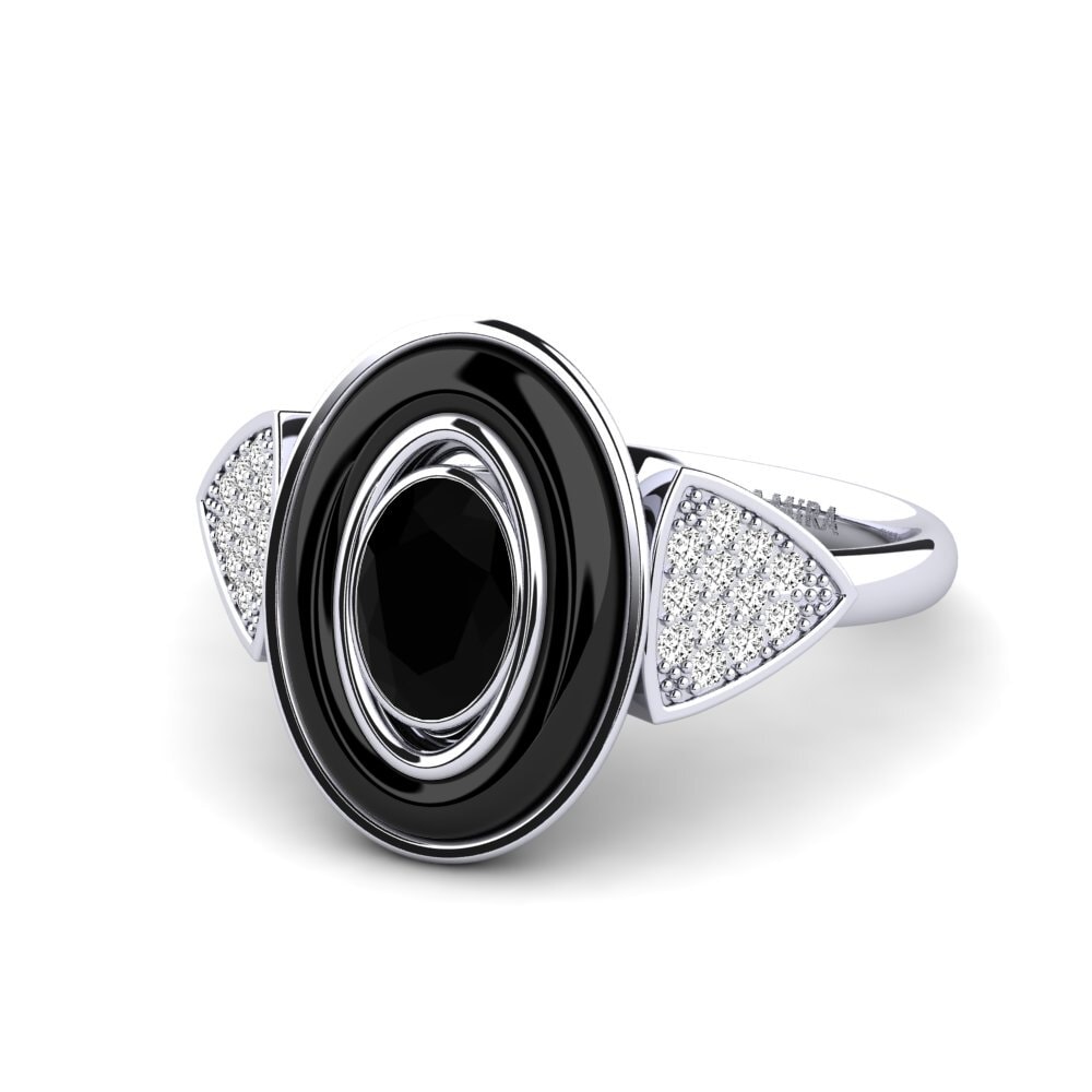 Schwarzer Onyx Ring Cessna