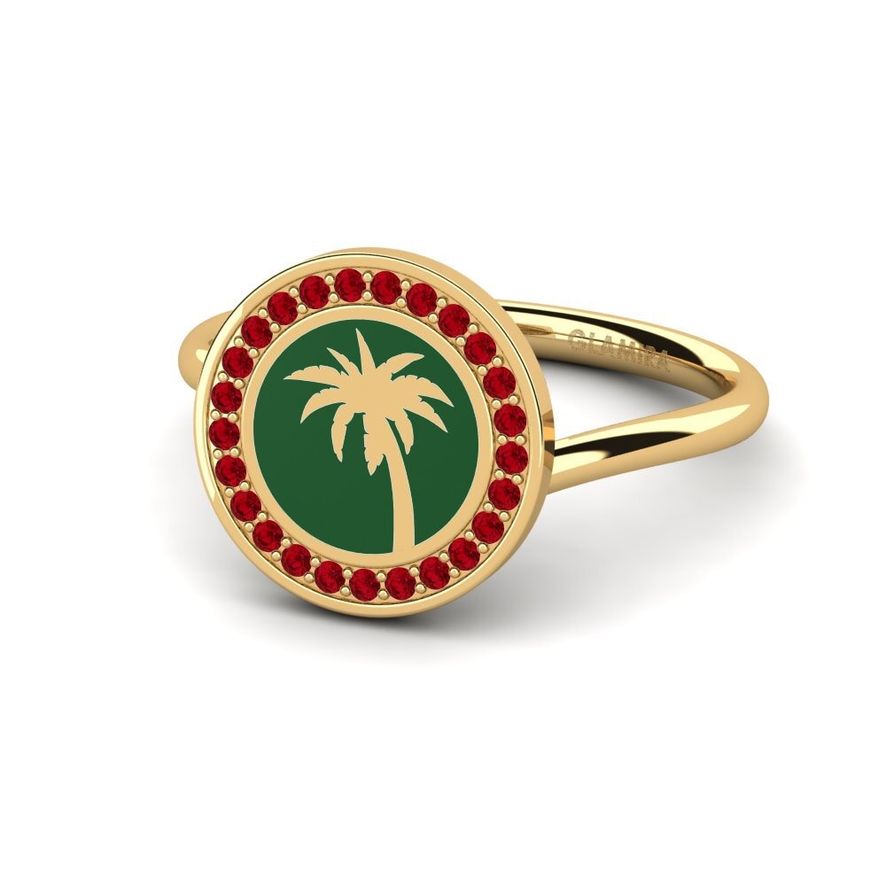 Circonita Roja Anillo Cetu