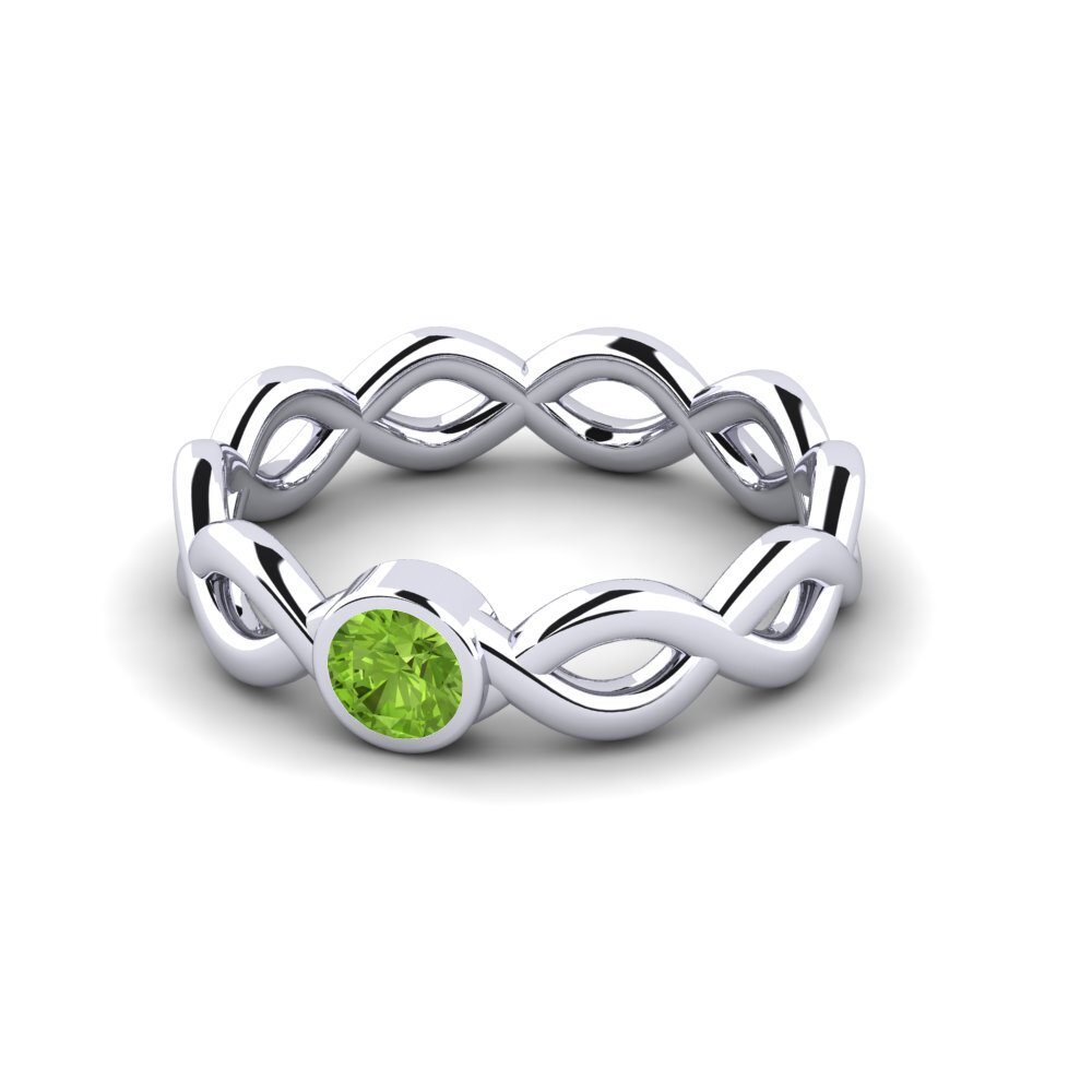 Peridoto Anillo de Mujer Chaco
