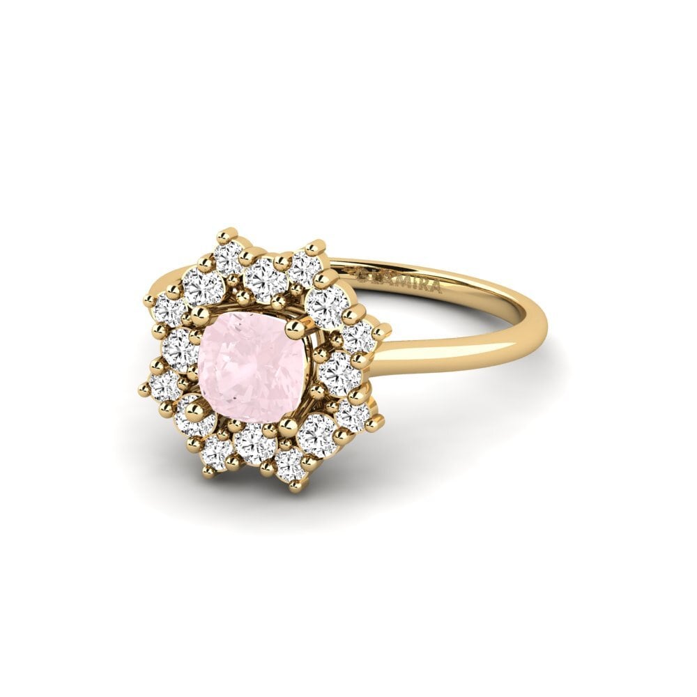 Rose Quartz Engagement Ring Chalonsen